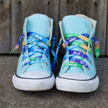 Kids Shoelaces With Name/Text, 5 of 12