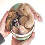 Easter Egg Paper Container Vintage Bunny, thumbnail 6 of 12