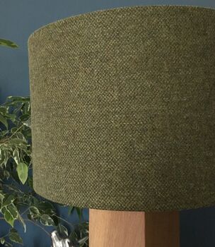 William Morris Strawberry Thief Green Tweed Lampshades, 7 of 12