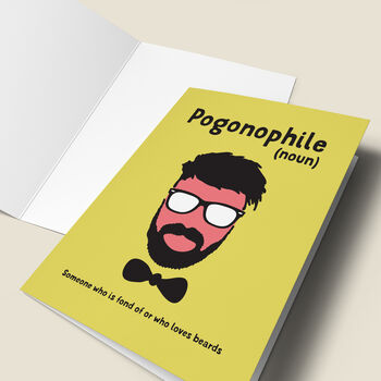 'Pogonophile' Beard Card, 4 of 4