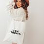 Gym Things Tote Bag, thumbnail 1 of 2