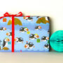 Puffin Gift Wrapping Paper Two Sheets, thumbnail 1 of 5