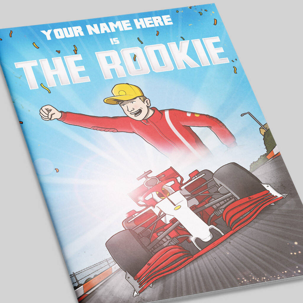 Gp Motor Car Racing Personalised Book By Rear View Prints
