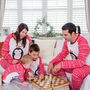 Personalised Nordic Penguin Family Christmas Pyjamas, thumbnail 5 of 12