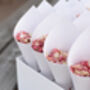 25 Biodegradable Wedding Petal Confetti Cones, thumbnail 9 of 12