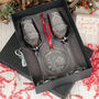 Pair Of 1st Christmas At A New Home Champagne Flutes And Decoration, thumbnail 2 of 5