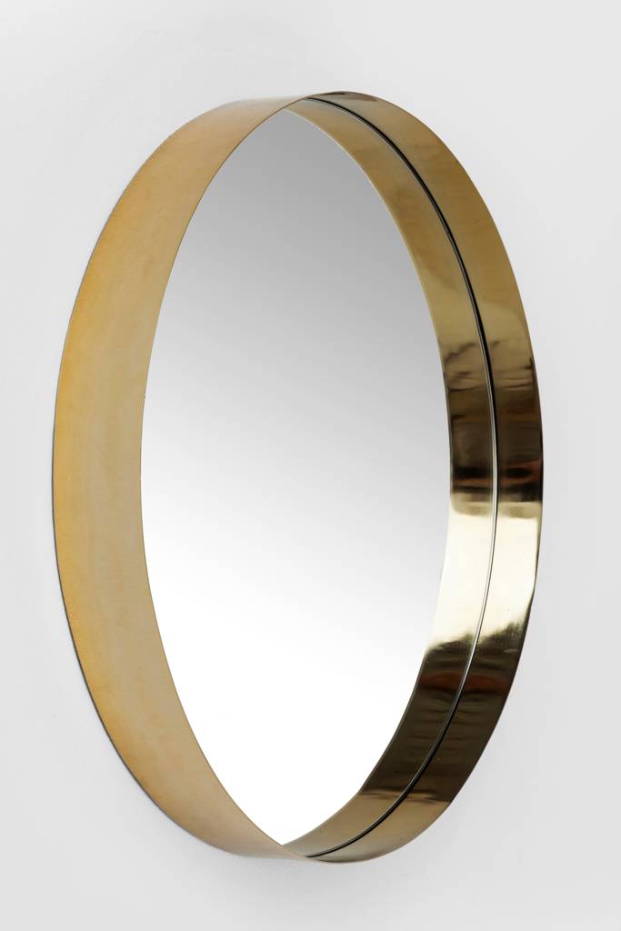 Large Round Brass Mirror Adele Copper Or By I Adele Round Copper Or Brass Mirror By I Love Retro