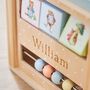 Personalised Peter Rabbit Wooden Activity Cube Toy, thumbnail 3 of 5
