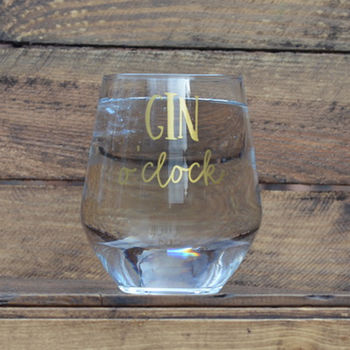 Wording Gin Glasses, 5 of 6