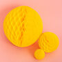 Yellow Honeycomb Party Decorations, thumbnail 1 of 4