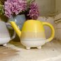 Ombre Glaze Yellow Indoor Watering Can, thumbnail 6 of 7