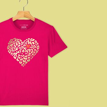 'Leopard Heart Of Hearts' Kids T Shirt, 4 of 7