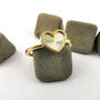 9ct Gold Rainbow Heart Ring, thumbnail 1 of 8