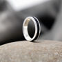 Your Own Charcoal Keepsake Memory Silver Ring, thumbnail 6 of 8
