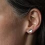 Jasmine Flower Stud Earrings Medium, thumbnail 3 of 5