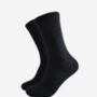 Men's Bamboo Socks Black, thumbnail 2 of 5