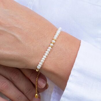 June Birthstone Pearl Bracelet, 7 of 8