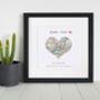 Map Location Framed Print, thumbnail 3 of 7
