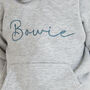 Aw Personalised Italic Name Embroidered Sweatshirt, thumbnail 3 of 7