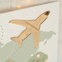 Destination Wedding World Map And Aeroplane Table Seating Plan, thumbnail 2 of 3