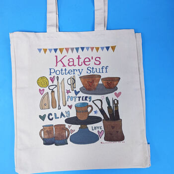 Personalised Pottery Bag, 2 of 12