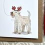 Sealyham Terrier Christmas Card, thumbnail 3 of 3
