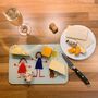 Personalised Child's Drawing Chopping Board For Dads, thumbnail 5 of 8