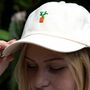 Unisex Hand Embroidered Cap With Cactus, thumbnail 4 of 5