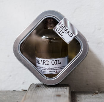 Beard Oil And Face Rag Gift Set, 2 of 5