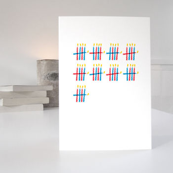 45th Birthday Card With Minimalist Design, 4 of 4