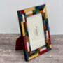 Natalini Multi Coloured Marquetry Photo Frame, thumbnail 1 of 4