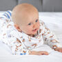 Muslin Bib And Burp Cloth For Baby | Otter Print, thumbnail 4 of 11