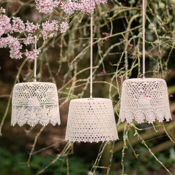 Garden Lampshades With LED Bulb, 6 of 6