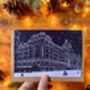 London Christmas Cards Illustrated Festive Pack Of Five, thumbnail 3 of 9