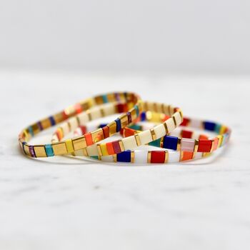 Rainbow Tila Bracelet, 4 of 5