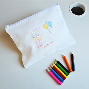 Personalised Motivational Pencil Case. Back To School, 3 of 3