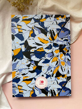 A5 Hardcover Lined Notebook With Bulu Floral Pattern, 5 of 5