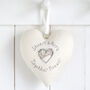 Personalised Ruby 40th Wedding Anniversary Heart Gift, thumbnail 7 of 11