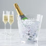 Personalised Wedding Crystal Champagne Bucket, thumbnail 1 of 2