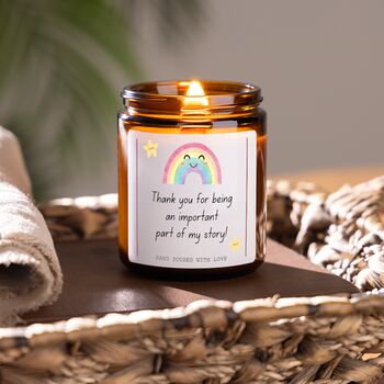 Thank You Teacher Candle Gift, Thank You For Being Part Of My Story, 2 of 7