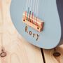 Personalised Blue Guitar Wooden Toy 3y+, thumbnail 2 of 3