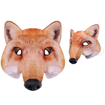 Animal Masks 3D Incl Tiger, Unicorn, Fox And Chimpanzee, 10 of 11