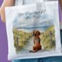 Personalised Dachshund Dog Beach Walk Collection, thumbnail 8 of 9