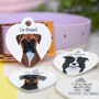 Premium Dog Breed Realistic Illustrations Heart ID Tag, thumbnail 11 of 11
