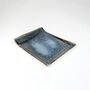 Curved Serving Platter Handmade Porcelain Tableware, thumbnail 2 of 10