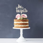 Personalised Crossed Heart Arrow Cake Topper, thumbnail 7 of 7
