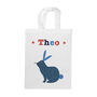 Personalised Child's Rabbit Party Bag, thumbnail 3 of 3
