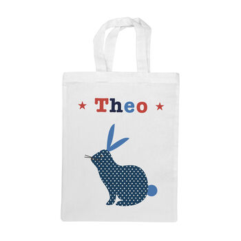 Personalised Child's Rabbit Party Bag, 3 of 3
