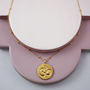 24 K Plated Gold Om Necklace, thumbnail 2 of 4