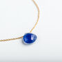 Gold Plated Through The Gemstone Necklace, thumbnail 4 of 7